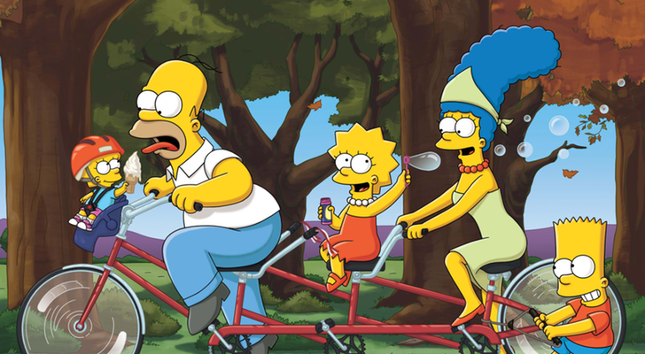 'Los Simpson' destacan entre las temáticas TDT
