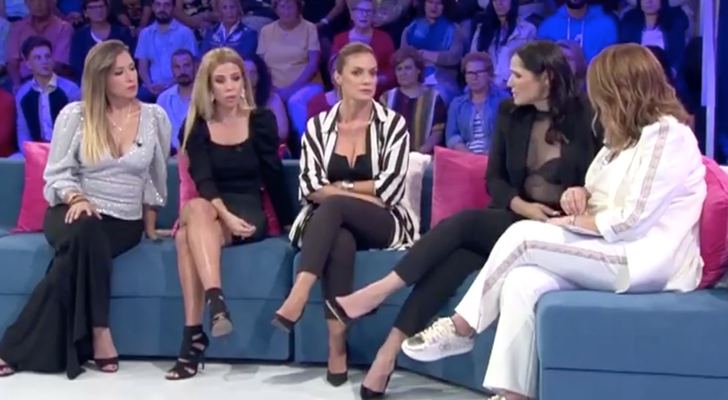 Gisela, Natalia, Geno y Rosa López en Telemadrid