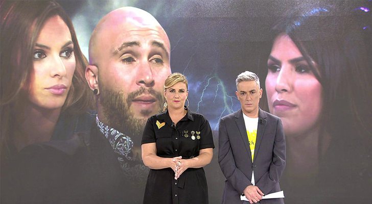 Kiko Hernández y Carlota Corredera en 'Sálvame'