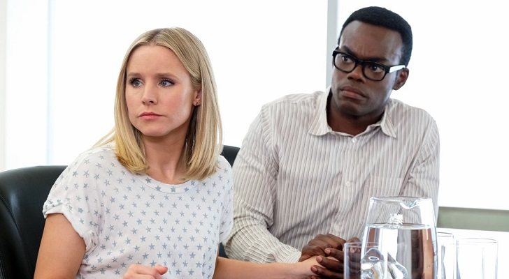 Eleanor y Chidi en 'The Good Place'