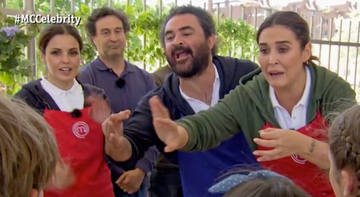 Marta Torné, Pepe Rodríguez, El Sevilla y Vicky Martín Berrocal, en 'MasterChef Celebrity'