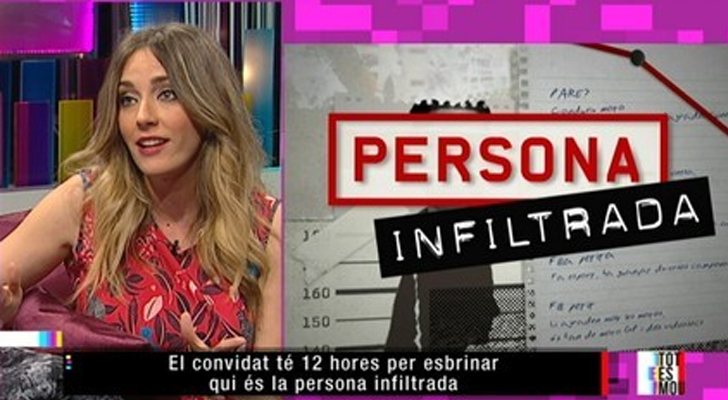 Anna Simón, presentadora de 'Persona infiltrada', en TV3