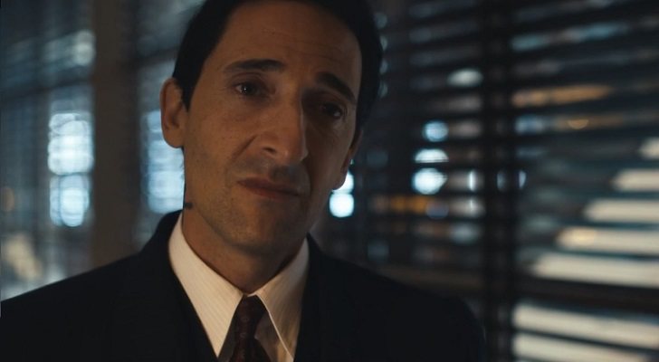 Adrien Brody como Luca Changretta en &#39;Peaky Blinders&#39;