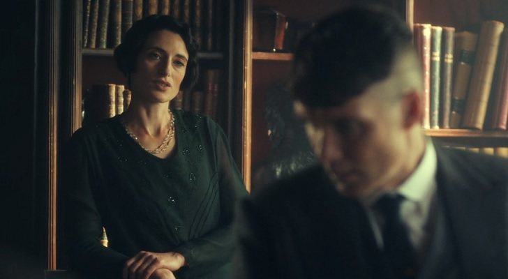 Lizzie y Tommy en &#39;Peaky Blinders&#39;