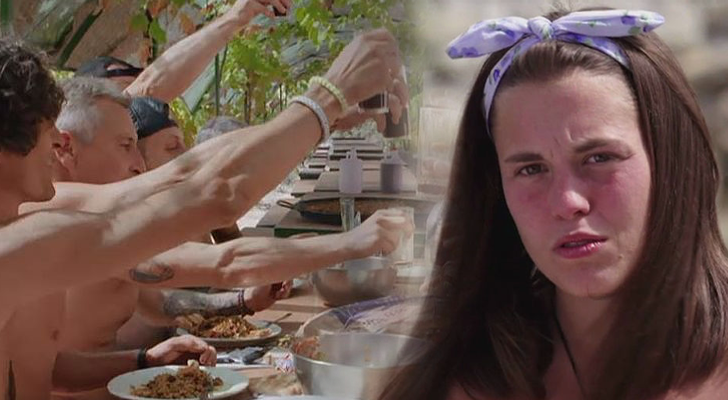 Sandra y la fiesta nudista de la paella en 'Donde menos te lo esperas'
