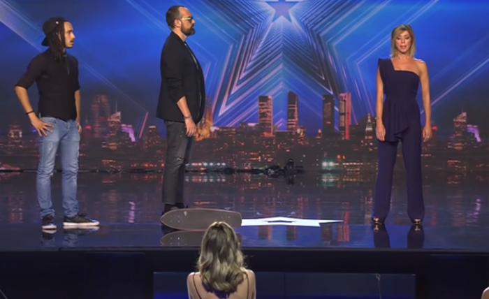 Lynch, Risto y Eva Isanta en el escenario de 'Got Talent España'