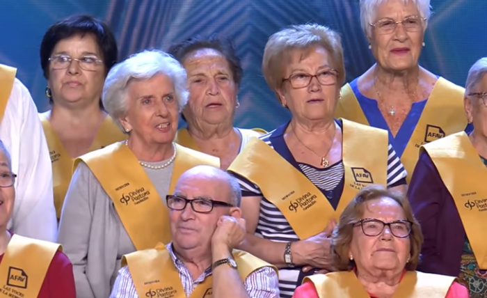 El coro de les veus canta en 'Got Talent España'