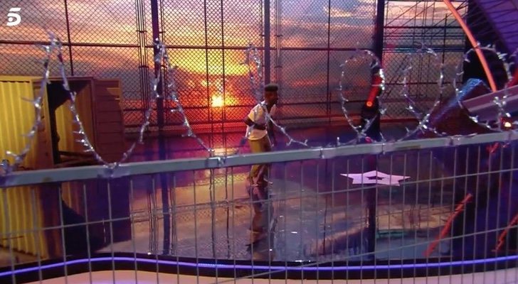 Didier, durante su actuación en 'Got Talent'