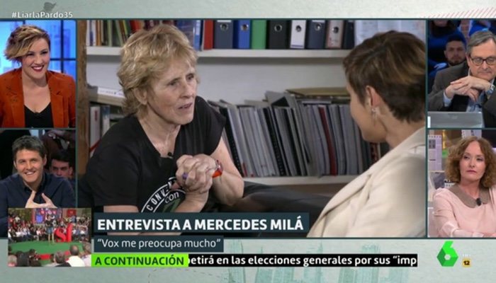 Mercedes Milá, en la entrevista sobre Santiago Abascal