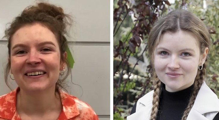 Jaqui Capdevila en el casting y en 'Quiero se monja'