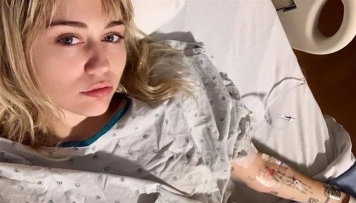 Miley Cyrus, en el hospital