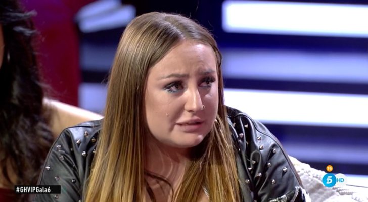 Rocío Flores, emocionada en la Gala 6 de 'GH VIP 7'