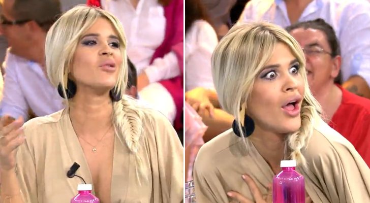 Ylenia antes y después de recibir el aviso sobre su escote en &#39;Sálvame&#39;