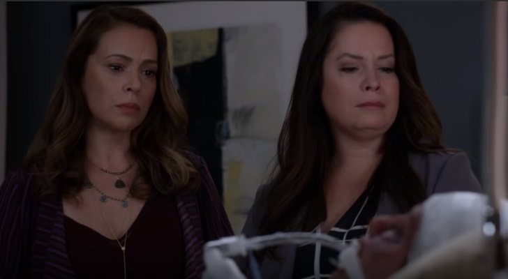 Alyssa Milano y Holly Marie Combs en 'Anatomía de Grey'