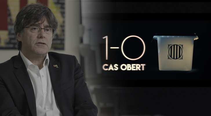 Carles Puigdemont en el documental "1-O, cas obert"