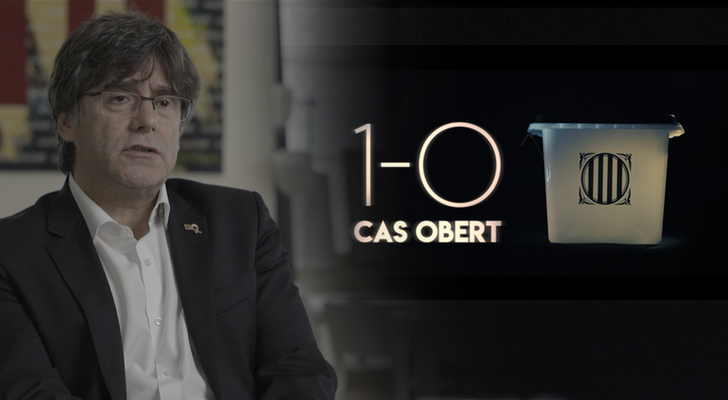 Carles Puigdemont en el documental &quot;1-O, cas obert&quot;