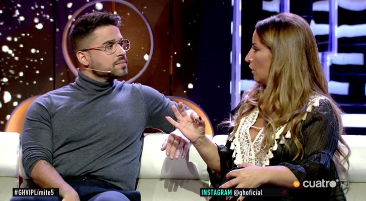 Miguel Frigenti y Raquel Salazar, protagonistas de una tensa discusión en 'GH VIP 7'