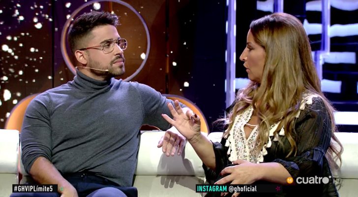 Miguel Frigenti y Raquel Salazar, protagonistas de una tensa discusión en &#39;GH VIP 7&#39;