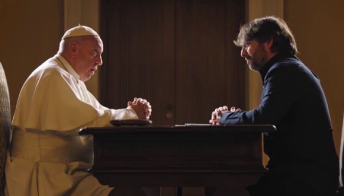 Jordi Évole y el Papa Francisco, en 'Salvados'