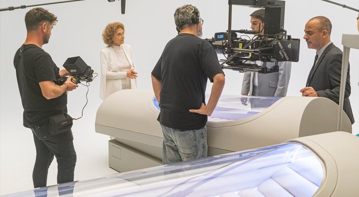 Alejo Sauras, Javier Gutiérrez y Julia Gutiérrez Caba en 'Estoy vivo'