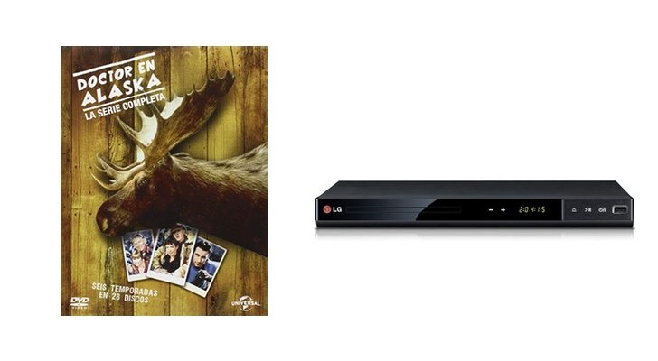 &#39;Doctor en Alaska&#39; y reproductor de DVD