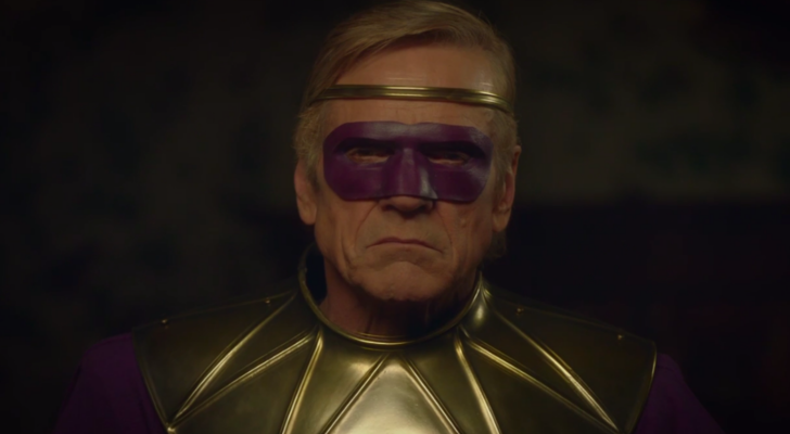 Jeremy Irons enfundado en el traje de Ozymandias en &#39;Watchmen&#39;