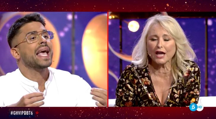 Miguel Frigenti y Lucía Pariente, enfrentados en el debate de 'GH VIP 7'