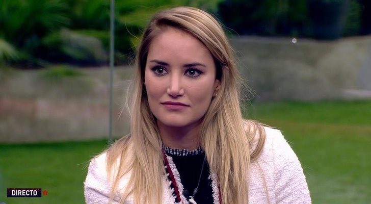 Alba Carrillo cuando leyó el mensaje de Belén Esteban en 'GH VIP 7'