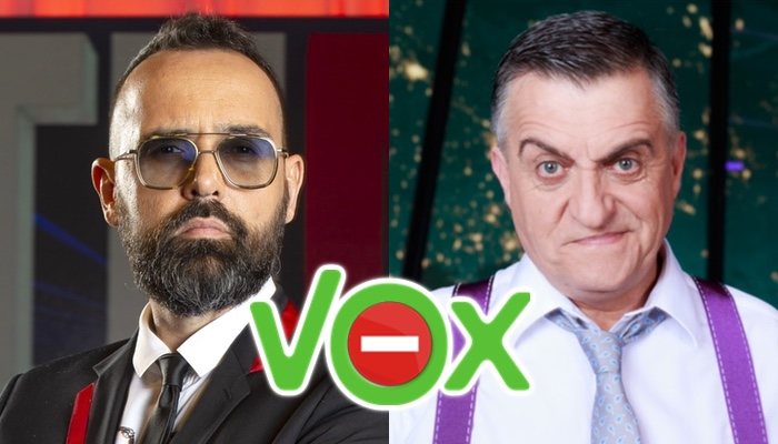Risto Mejide y El Gran Wyoming, vetados por VOX