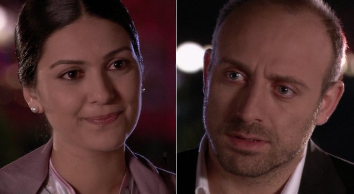 Sherezade y Onur en &#39;Las mil y una noches&#39; durante la pedida de matrimonio