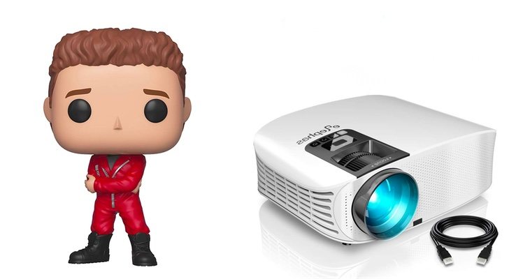 'La Casa de Papel' y proyector Full HD