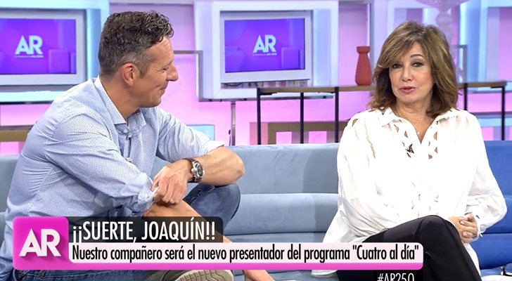 Joaquín Prat y Ana Rosa Quintana en 'El programa de Ana Rosa'