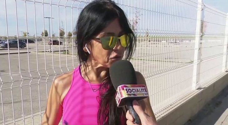 Maite Galdeano en su surrealista intervención en 'Socialité'