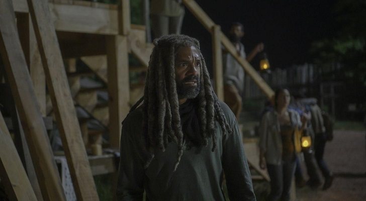 El rey Ezekiel atemorizado en 'The Walking Dead'