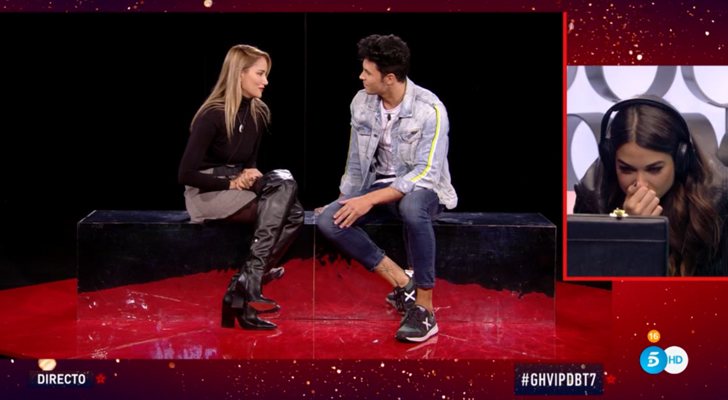 Estela observa el reencuentro entre Alba Carrillo y Kiko Jiménez en 'GH VIP 7'