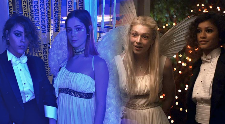 Los disfraces de Danna Paola y Georgina Amorós y escena original de &#39;Euphoria&#39;