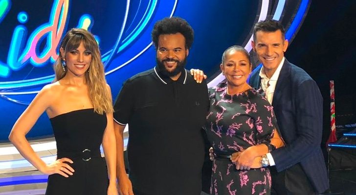 Edurne, Carlos Jean, Isabel Pantoja y Jesús Vázquez, equipo de 'Idol Kids'