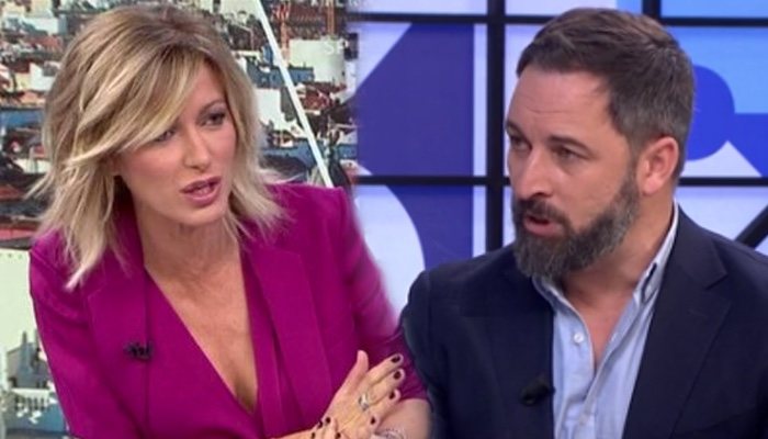 Santiago Abascal y Susanna Griso, en 'Espejo público'