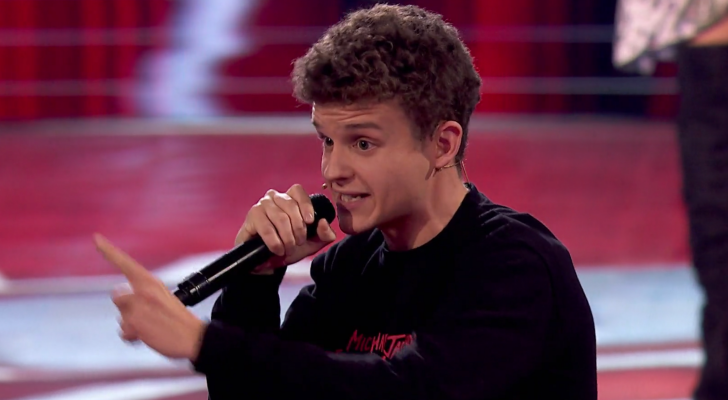Arkano improvisa un rap en &#39;La Voz Kids&#39;
