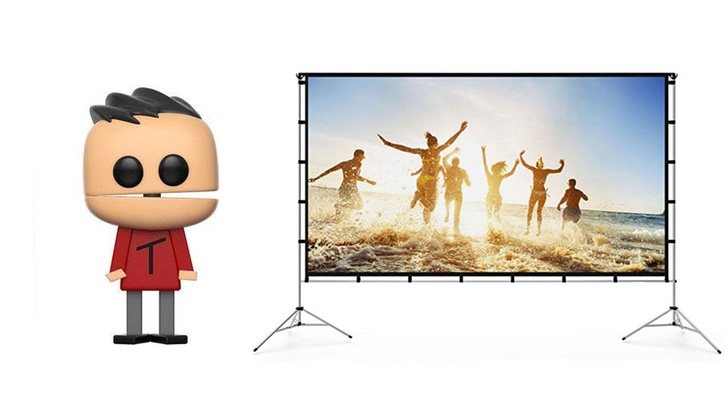 &#39;South Park&#39; y pantalla de proyector portátil