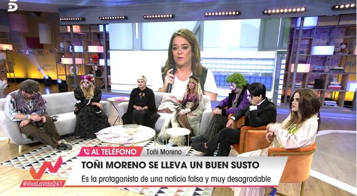 Toñi Moreno interviene en 'Viva la vida'