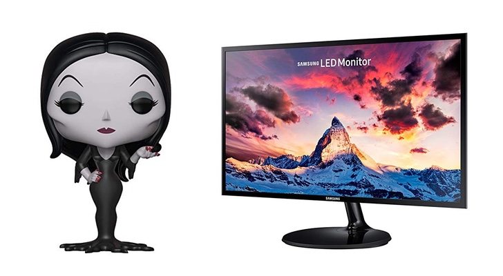 'La familia Addams' y monitor LED