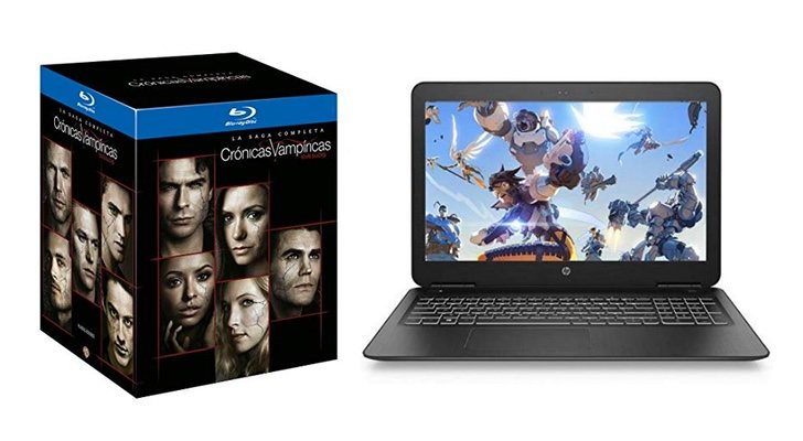 &#39;Crónicas vampíricas&#39; y ordenador portátil