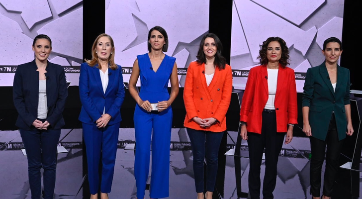 Ana Pastor y las candidatas del 'Debate 7N'