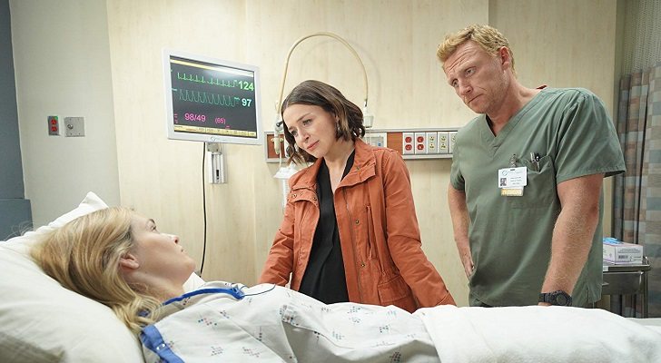 Amelia y Owen en 'Anatomía de Grey'