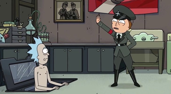 Rick se topa con un Morty fascista en la cuarta temporada de 'Rick y Morty'
