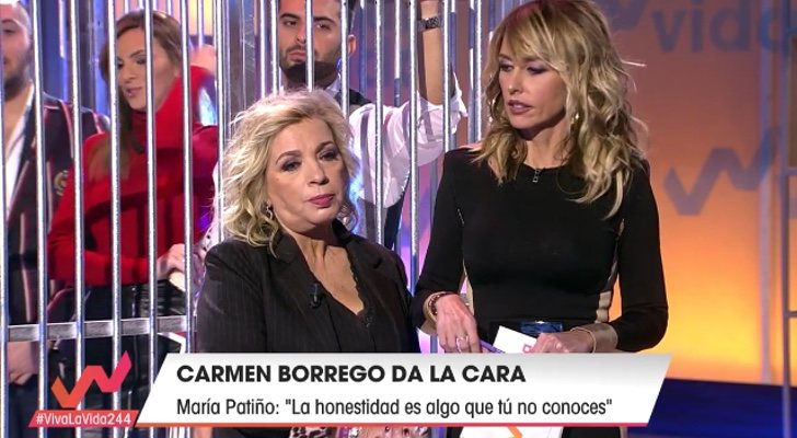 Carmen Borrego junto con Enma García en 'Viva la vida'