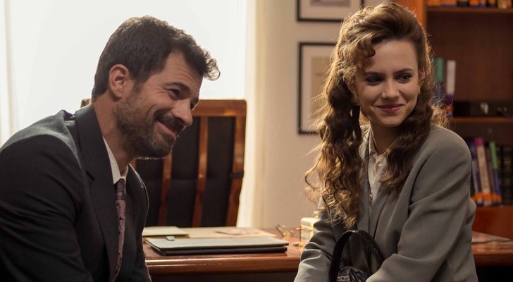 Rodolfo Sancho y Aura Garrido en 'El Ministerio del Tiempo'