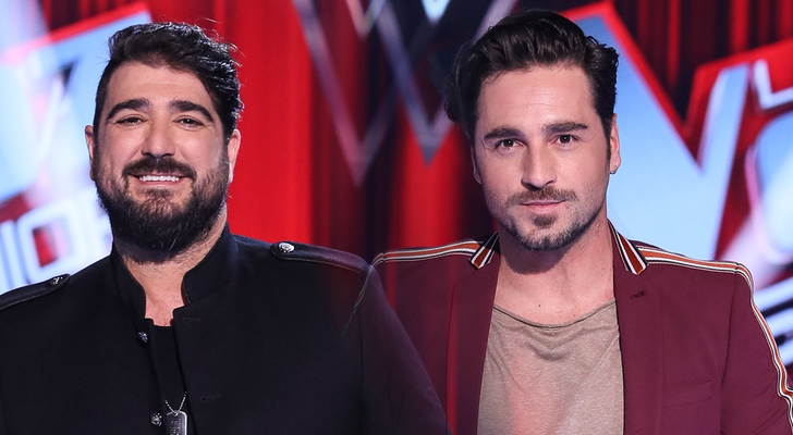 Antonio Orozco y David Bustamante, coaches de 'La Voz Senior'