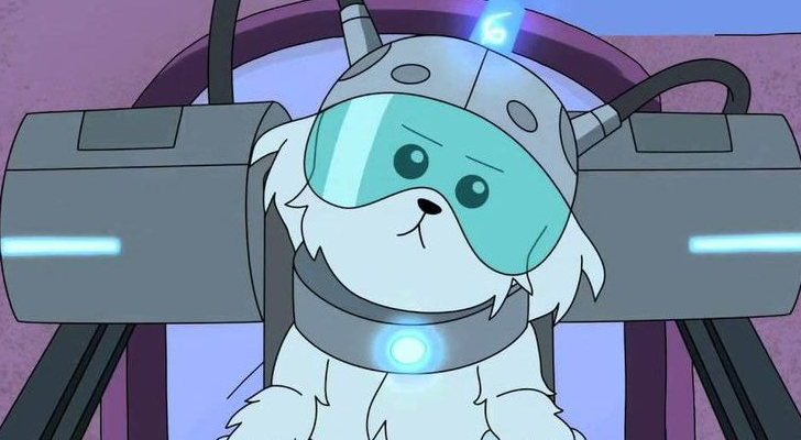 Bola de Nieve en la primera temporada de 'Rick y Morty'